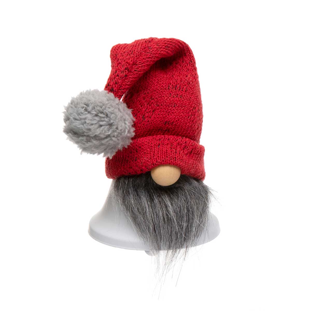 !HOLIDAY CHEER BELL GNOME LARGE BURGUNDY